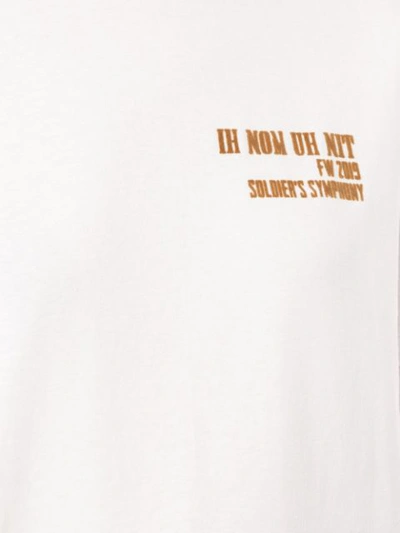 Shop Ih Nom Uh Nit Logo Detail T-shirt In White