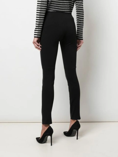 Shop Akris Punto Cropped Leggings In Black