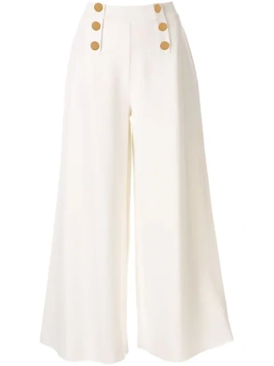 HIGH-WAISTED WIDE-LEG TROUSERS