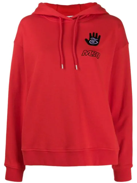 mcq logo hoodie