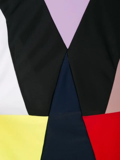 Shop Cynthia Rowley Prism Colour Block Burkini In Multicolour