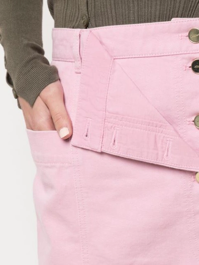 Shop Jacquemus La Jupe De Nîmes Mini Skirt In Pink