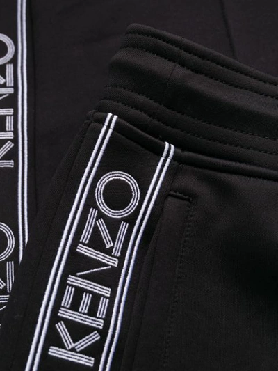 Shop Kenzo Logo Track Trousers In Black