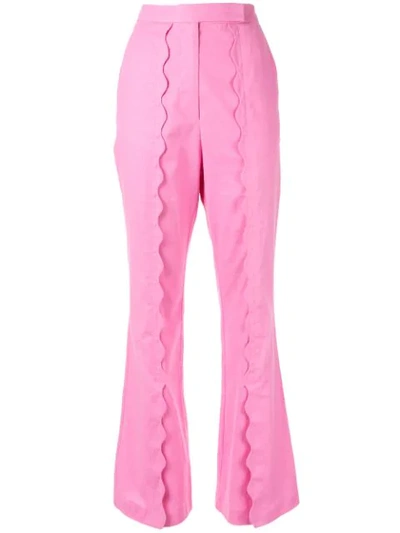 Shop Acler Aslo Trousers In Pink