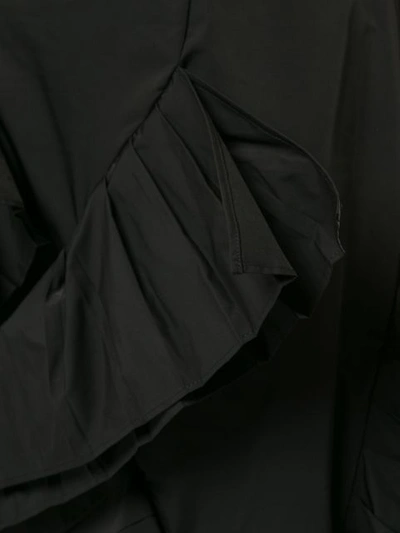 Shop Enföld Pleated Ruffled Skirt In Black