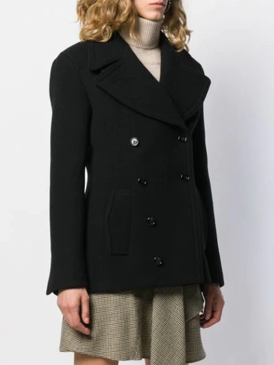 Shop Chloé Double-breasted Jacket In Black