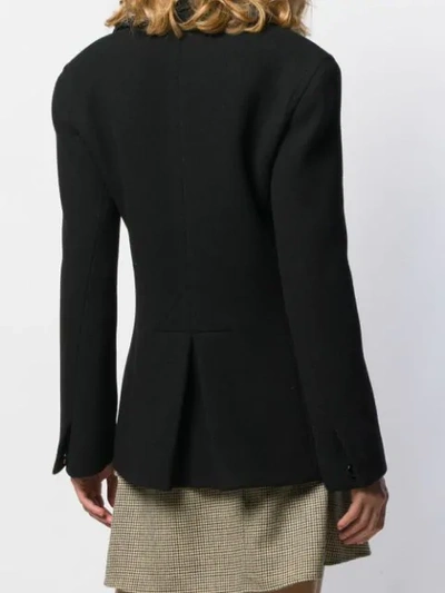 Shop Chloé Double-breasted Jacket In Black