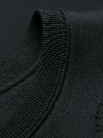 Shop Valentino Lace Panels Jumper In Black