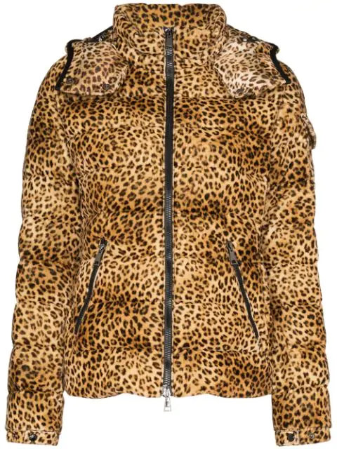 cheetah print moncler