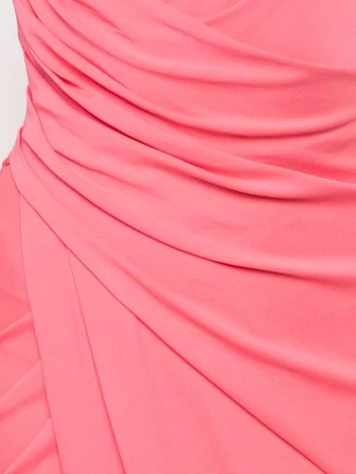 Shop Michael Kors Wrap Detail Sheath Dress In Rose