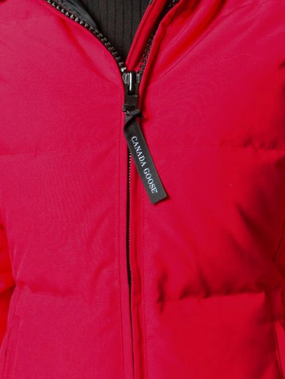 Shop Canada Goose Chelsea Padded Parka In Red