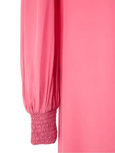 ADRIANA DEGREAS 中长海滩罩衫裙 - 粉色