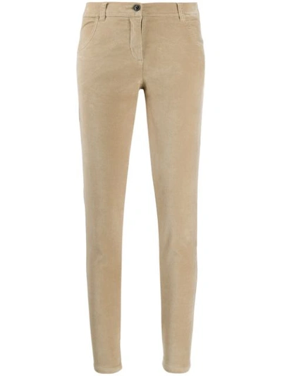 Shop Woolrich Slim-fit Trousers In Neutrals