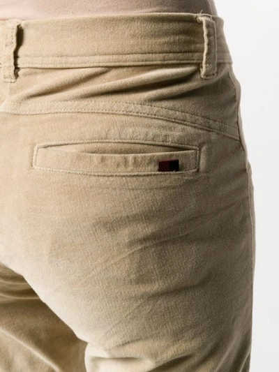 Shop Woolrich Slim-fit Trousers In Neutrals