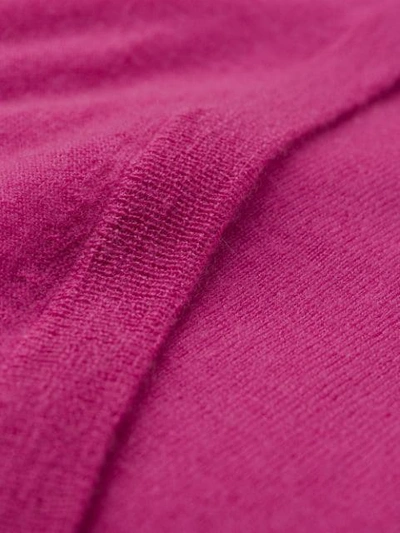 Shop Joseph V-neck Knitted Jumper In Pink