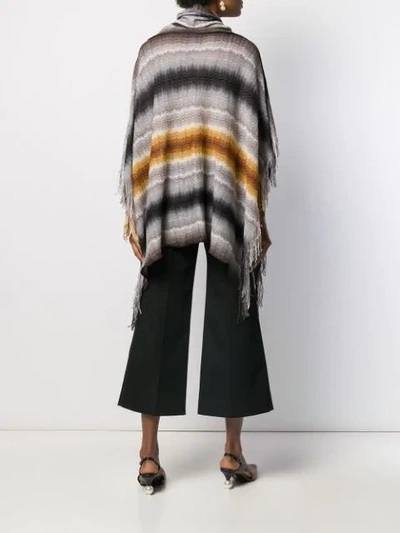 Shop Missoni Striped Loose-fit Jumper In Neutrals