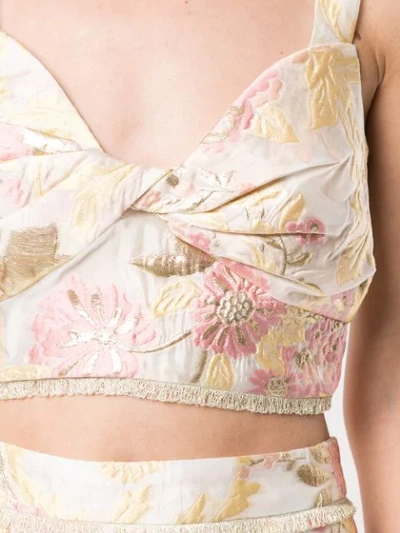 We Are Kindred Delphi Jacquard Bralette In White