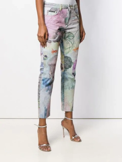 Philipp Plein Slim-fit Statement Jeans In Blue