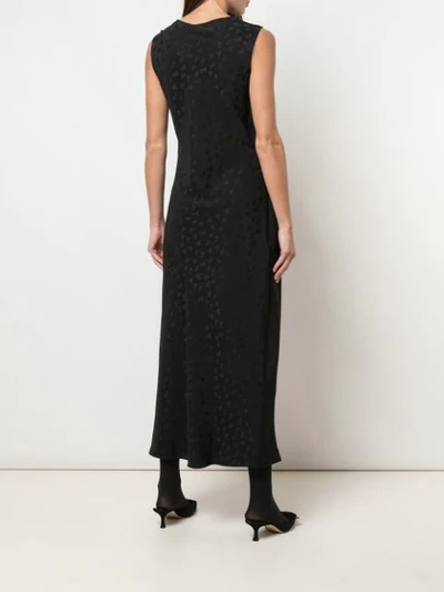Shop Zanini Floral Jacquard Maxi Dress In Black