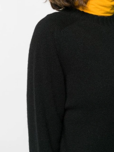 Shop Ymc You Must Create Crew-neck Knit Sweater In Black