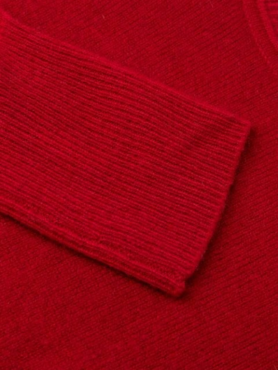 Shop Equipment Slim-fit Cashmere Jumper In Red