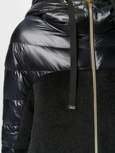 Shop Herno Zip-front Padded Jacket In Black