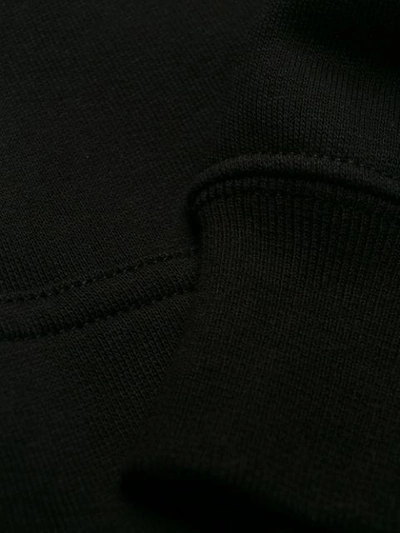 Shop Msgm Classic Knit Hoodie In Black