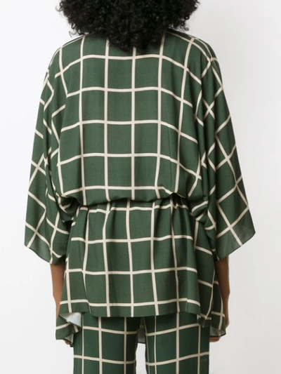 Shop Adriana Degreas Short Shirt Dress - Green