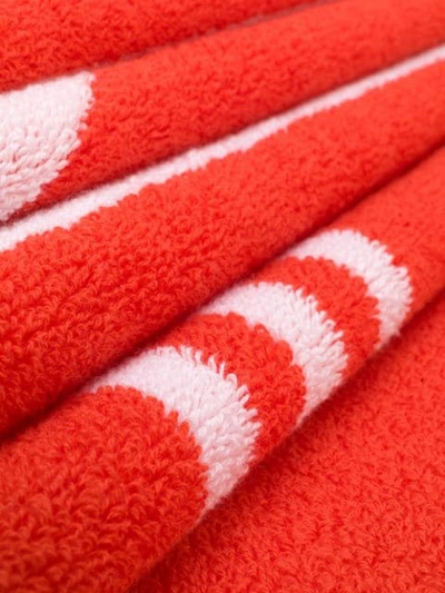 Shop Kenzo K Sport Logo Beach Towel In 21 Rouge Moyen