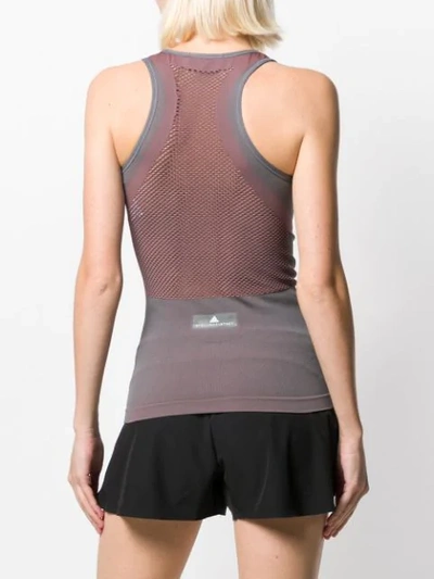 Shop Adidas By Stella Mccartney Essentials Seamless Tank Top In Grey