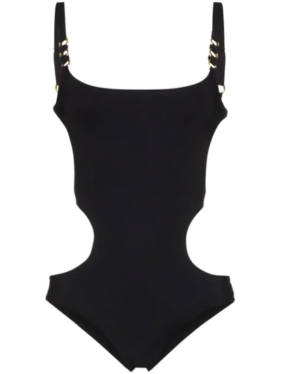 Shop Agent Provocateur Malisa Cut-out Swimsuit In Black