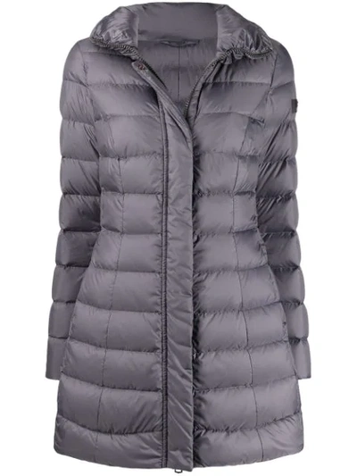 Shop Peuterey Sobchak Quilted Coat In Grey