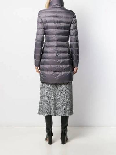 Shop Peuterey Sobchak Quilted Coat In Grey