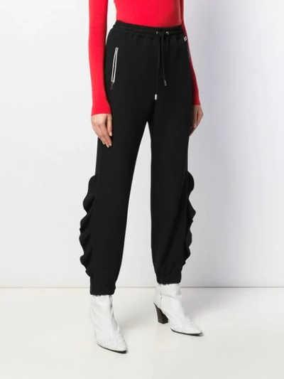 Shop Giamba Drawstring Track Trousers In Black