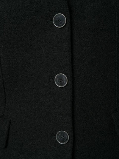 Shop Eleventy Mid-length Single-breasted Coat In Black