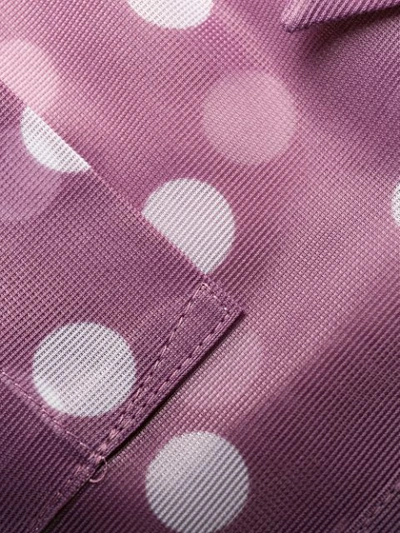 Pre-owned Jean Paul Gaultier 1997 Polka Dot Shirt In Purple