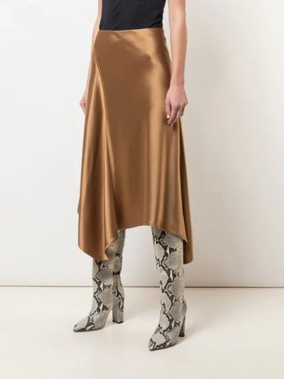 Shop Sies Marjan Darby Asymmetric Skirt In Gold