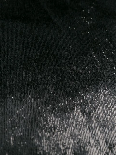 Balmain Schimmernde Hose Mit Kordelzug In Black
