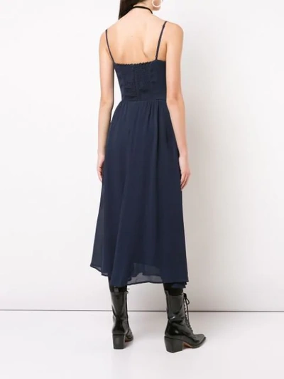 Shop Reformation Rosehip Dress In Blue