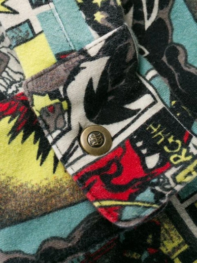 Pre-owned Jean Paul Gaultier 1995 Cartoon Print Shirt In Black