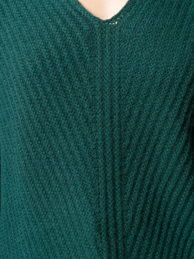 Shop Allude Slouchy Knit Jumper In 39 Verde