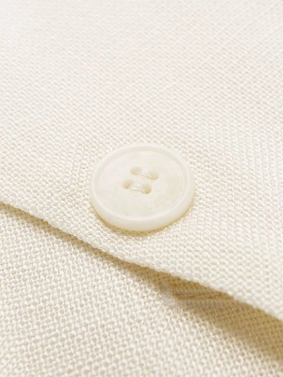 Shop Jacquemus Asymmetric Mini Skirt In White