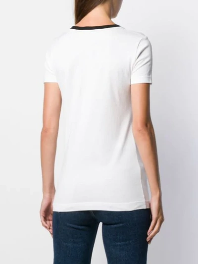 Shop Dolce & Gabbana Eleganza T-shirt In White