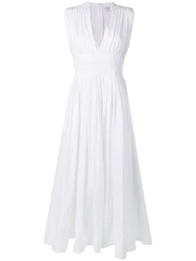 Shop Gabriela Hearst Rotlein Dress - White