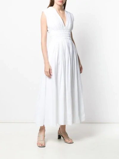 Shop Gabriela Hearst Rotlein Dress - White