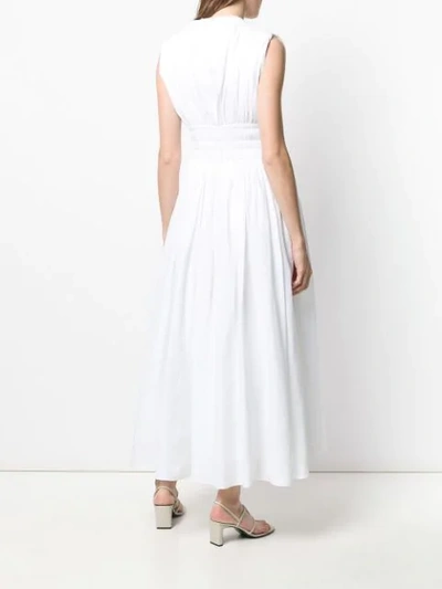 Shop Gabriela Hearst Rotlein Dress - White
