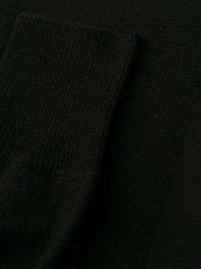 Shop Pinko Embellished Knit Cardigan In Black