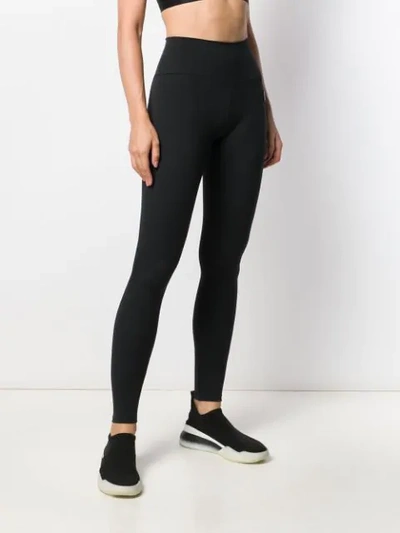 Shop Plein Sport Printed Logo Leggings In Black