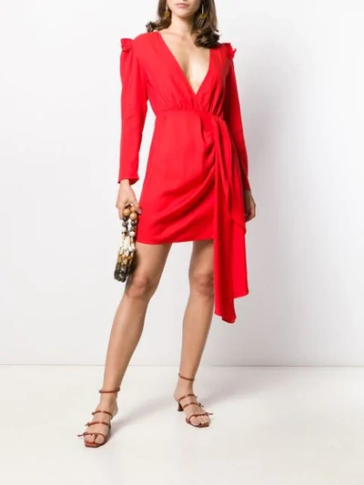Shop Jovonna Tami Dress In Red