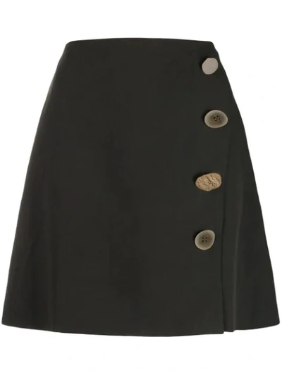 Shop Jovonna Bridget Skirt In Black